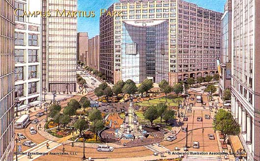 Campus Martius Rendering